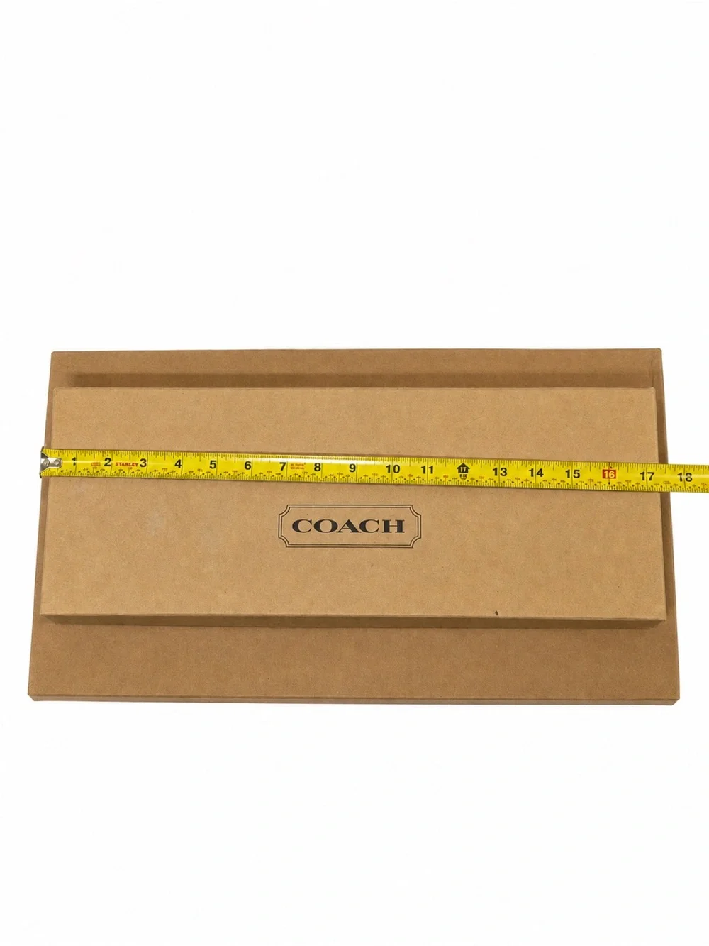 COACH British Tan Glove Tanned Leather Travel Tie Case & Accessories Case NIB